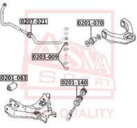Сайлентблок переднего верхнего рычага NISSAN ATLAS F22 1982-1992
