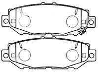 Колодки тормозные TOYOTA MARK 2/CHAISER/CRESTA -01 задн.