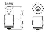 Bosch BA7s 12V 2W (1987302224) (Галогеновая лампа)