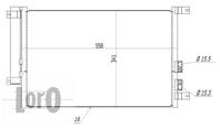 Радиатор кондиционера ALFA ROMEO 147 (937) (00-) 1.9 JTD 16V, 156 (932) (97-) 1.6 i 16V TS, GT (937) (03-) 3.2 GTA (w/i dryer)