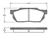 Колодки тормозные дисковые 0986494019 от компании BOSCH