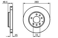 0 986 479 132 диск тормозной передний! Mazda 6 1.8-2.3/2.0Di 02&gt