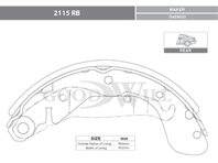 ПРАГМАТИКА Parts Колодки тормозные барабанные  комплект GOODWILL