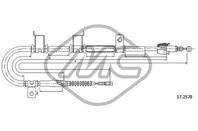 Трос ручника i-30 all dx-rh