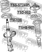 Опора амортизатора toyota isis anm10/zgm10/zgm11/znm10 2004- tss-st246f