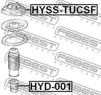 FEBEST HYD-001 Отбойник амортизатора HYUNDAI TUCSON 04-/SANTA FE 06-/KIA SORENTO 09- пер.