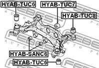 Опора дифференциала hyab-tuc7