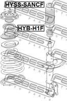 Подушка аморт hyu santa fe i-ii/ix55/kia carnival/