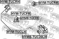 HYM-TUCRH_подушка ДВС правая! KIA Sportage 2.7/2.