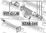 Подшипник полуоси SUZUKI GRAND VITARA 05- зад.рем.к-кт