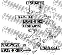 С/блок Re рычага ниж. Re LR Range Rover 02-