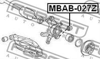 FEBEST MBAB-027Z Сайлентблок рычага MB W124/W201/W202/W203/W210 зад.