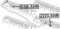 FEBEST KSB-SHR Втулка стабилизатора KIA SPECTRA/SHUMA II/SEPHIA II зад.подв.