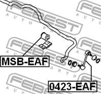 FEBEST MSB-EAF Втулка стабилизатора MITSUBISHI GALANT 96-03 передн.