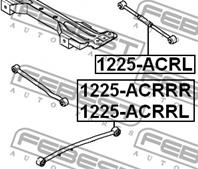 FEBEST 1225-ACRL Тяга KIA SHUMA II/SEPHIA II/MENTOR II/SPECTRA 97-04 зад.подв.