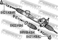 Mrkb-kb4 пыльник рулев.рейки mitsubishi l200 kb4t 2005&gt