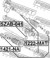 1421-NA_наконечник рулевой! (NPS) SsangYong New A