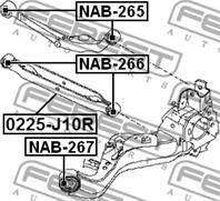 САЙЛЕНБЛОК ЗАДНЕГО РЫЧАГА (NISSAN QASHQAI J10F 200