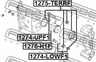 FEBEST 1274-UPF1 Втулка направляющая суппорта HYUNDAI ELANTRA 90-06 пер.