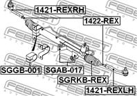 FEBEST 1422-REX Тяга рулевая SSANG YONG REXTON 02-/KYRON 05-12 лев.прав.