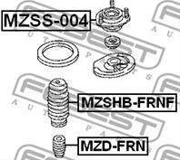 FEBEST MZSHB-FRNF Пыльник амортизатора MAZDA 323 94-98 передн.