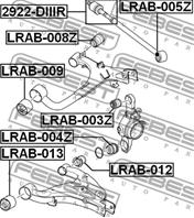 С/блок Re рычага верх. Range Rover Sport 05-