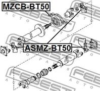 Опора карданного вала FORD RANGER/MAZDA BT-50 06-