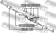 Тяга рулевая (TOYOTA LAND CRUISER 100