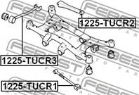 ТЯГА ЗАДНЯЯ ПОПЕРЕЧНАЯ (HYUNDAI TUCSON 2004-2010) FEBEST