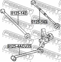 Рычаг задн подвески поперечн регулир toyota camry acv3/mcv3 2001-2006 0125-143