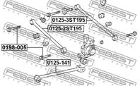 Рычаг toyota carina 4wd 97-02