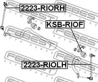 FEBEST KSB-RIOF Втулка стабилизатора KIA RIO 05- пер.подв.