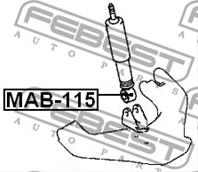 Втулка амортизатора mab-115