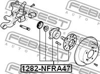 FEBEST 1282-NFRA47 Ступица с подшипником HYUNDAI SONATA NF 04-/KIA OPTIMA/MAGENTIS 06- зад.