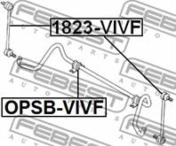 FEBEST 1823-VIVF Тяга стабилизатора RENAULT LAGUNA/ESPACE 01- пер.подв.лев/прав.