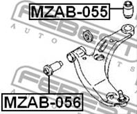 FEBEST MZAB-056 Сайлентблок рычага MAZDA 323 VI 98-03/PREMACY пер.подв.