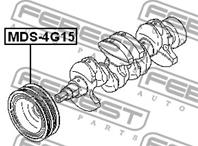 MDS-4G15_Шкив коленвала / febest