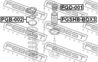 Подшипник опоры амортизатора PEUGEOT BOXER/DUCATO/JUMPER 94-06 пер. кт-т