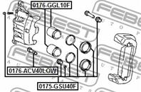Поршень пер суппорта toyota highlander gsu45/gvu48/mhu48 4wd (07-13) 0176-ggl10f