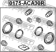 Р/к-т суппорта торм. Re Toyota RAV4 ACA3/GSA3 05-