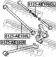 Рычаг подвески Toyota Corolla AE110 95-01