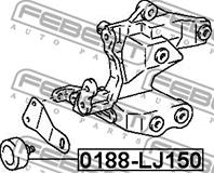 0188-LJ150_ролик натяжной ремня кондиционера! Toy