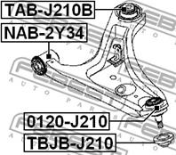 Опора шаров. Toyota Daihatsu BE-GO J200G 06&gt