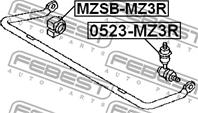 FEBEST MZSB-MZ3R Втулка стабилизатора FORD FOCUS 1.4-2.0 зад.