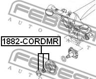 Подшипник ступицы OPEL CORSA D 06-задний к-кт