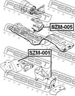 Опора двигателя 3-я  suzuki grand vitara  xl7  vit