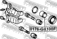 FEBEST 0176-GX100F Поршень суппорта TOYOTA RAV4 00-05 пер.