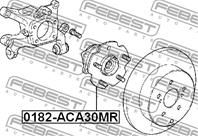 FEBEST 0182-ACA30MR Подшипник ступ.TOYOTA RAV4 05- зад.