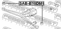 SABB10DM1_сайлентблок зад. балки! Subaru Impreza G10/G11 93&gt/Legacy B10 89-94