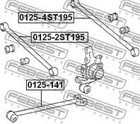 Рычаг подвески 0125-4st195